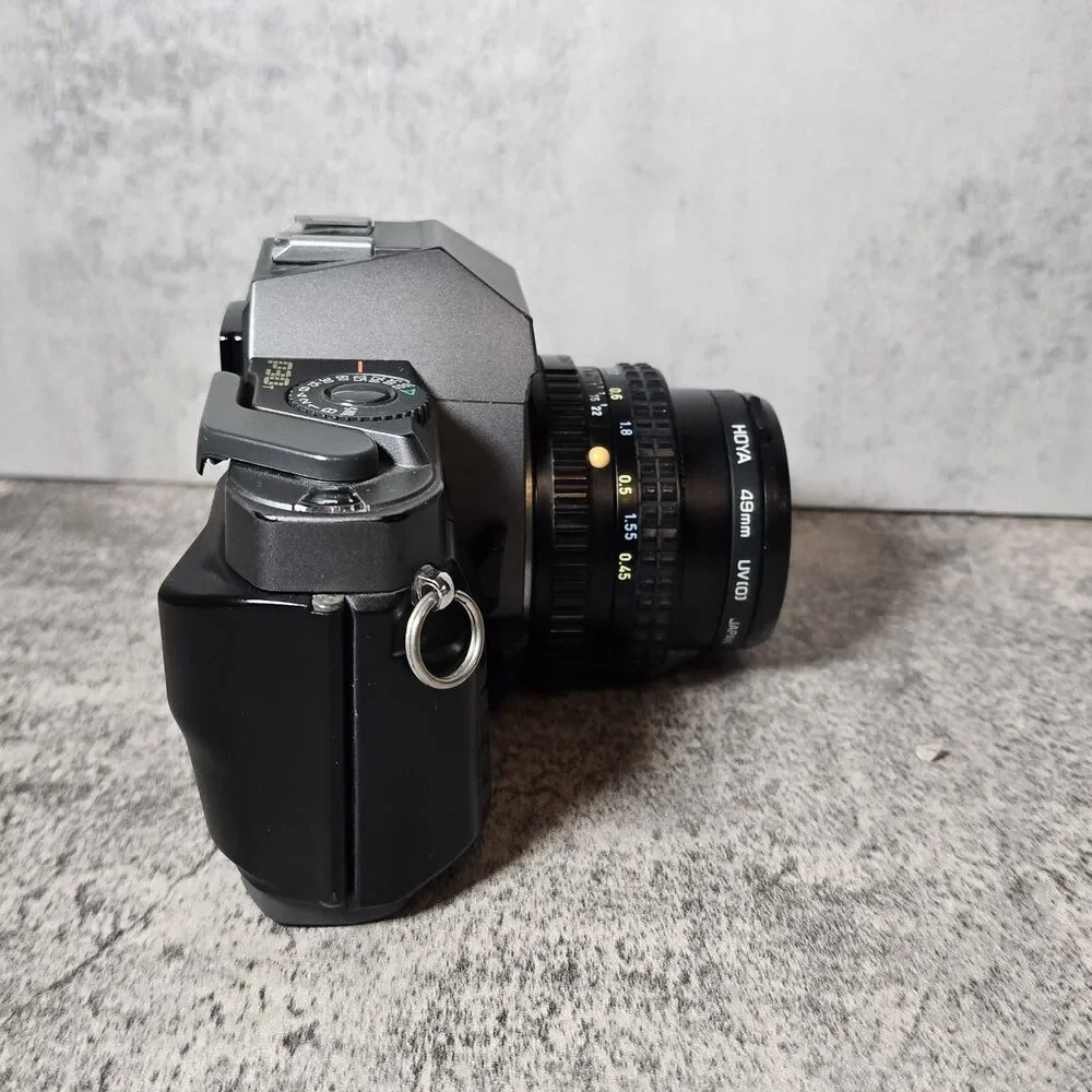 Pentax P30T Film Camera with 50mm Pentax Lens F2 SMC-A Lens * Untested For Parts